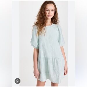 Club Monaco Tiered Cloud Mini Dress